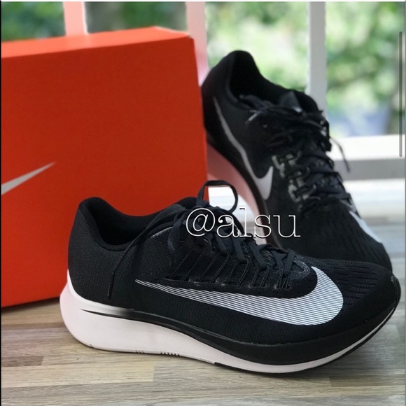Nike Women’s Sneakers Zoom Fly Canvas Black - Picture 2 of 8